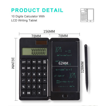 Suron lipat kalkulator lcd grafis tulisan tangan