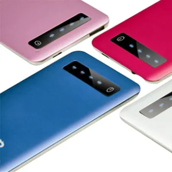 Power Banks with 5V-1A Input, Measures 116 x 65 x 8mm