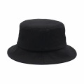 Black Cotton Bucket Hat met borduurlogo