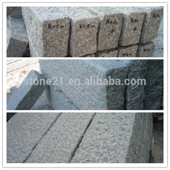 Light Grey Granite paving Curbstone, G341, Widely Used for Road Construction