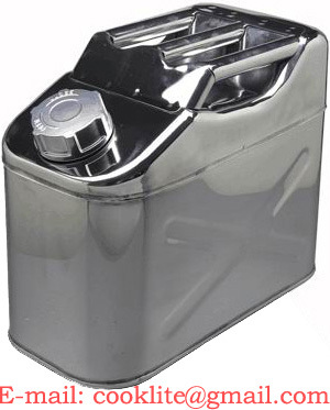 10L 304 Stainless Steel Jerry Can Fuel Storage for Boat/Car/4WD