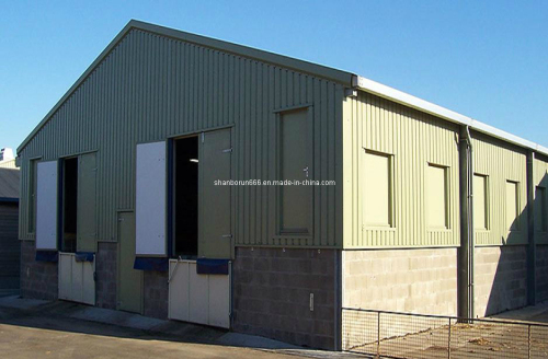 Gabon Steel Structure Prefabricated Pig Shed (br00180)