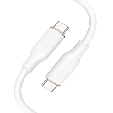 Skin-friendly silicone material Type-C To Type-C 100w Cable