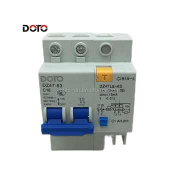 DZ47-63 RCBO Circuit Breaker 16-63A 400V 50Hz