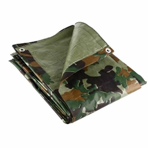 Camouflage PE tarpaulin Fabric Light Weight