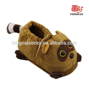 Plush animal baby shoe for wholesale