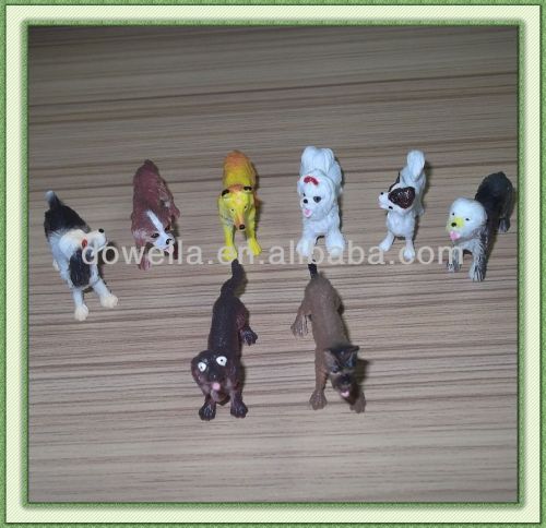 various kinds pvc dog toys plastic collection dogs