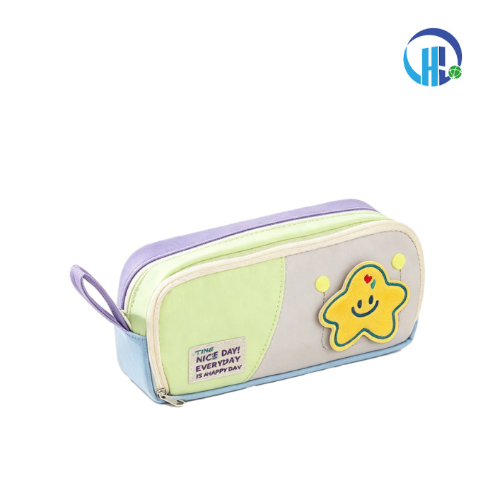 Tempat Pensil Blok Warna Kartun Lucu