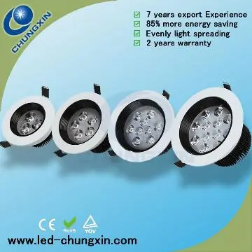 3W 2700-6500K high lumen round led downlight