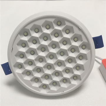 Lampu panel LED bundar tersembunyi di dalam ruangan