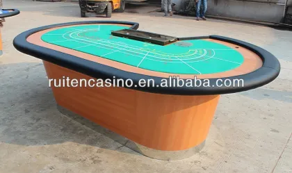 Deluxe 9player Midi Baccarat Table,baccarat table,game table,gambling table