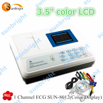 1 channel color display ambulatory ecg monitoring