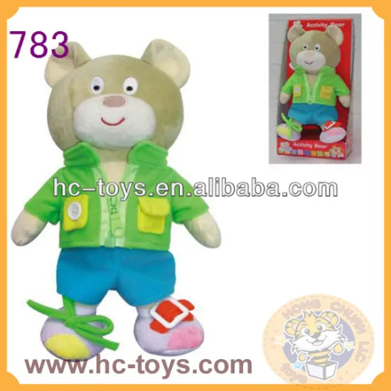 Educational toys clothing bear,bear dressing learning toys