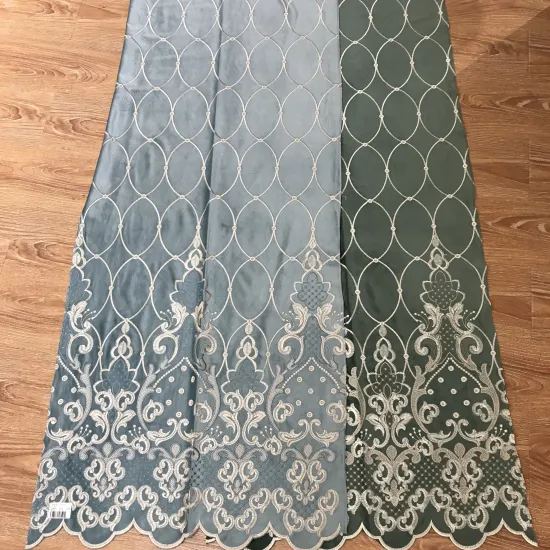 Top-Designed XXC Velvet Fabric: High-Quality Embroidery Collection