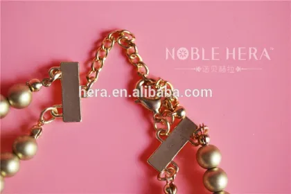 Natural stone bead costume jewelry necklace simple necklace designs