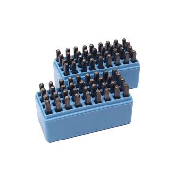 Fancy High Quality Embossed Metal Alphabet Punch Set