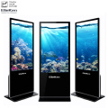 55 polegadas LCD Display Touch Screen Free Standing Kiosk