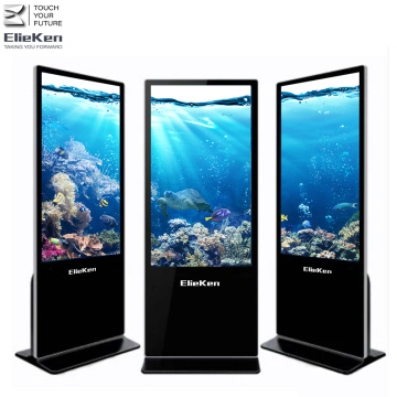 55inch LCD Display Touch Screen Free Standing Kiosk