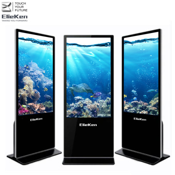 55 inch LCD Display Touch Screen Free Standing Kiosk