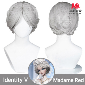 Peluca de cosplay del día de la promesa roja de Identity V Madame