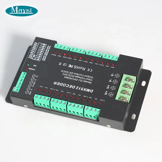 24 Channel DMX Controller with DIP Switch for RGB LED Strip Lighting