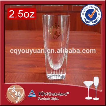 wholesale 2.5oz hand made engraved fancy liquor drinking shot glasss china glassware