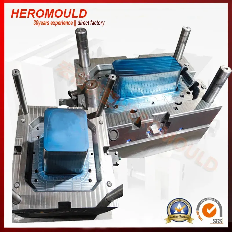 30-Year Injection Mould Maker - Customized Plastic Rectangle Rattan Storage Basket Organizer Mould