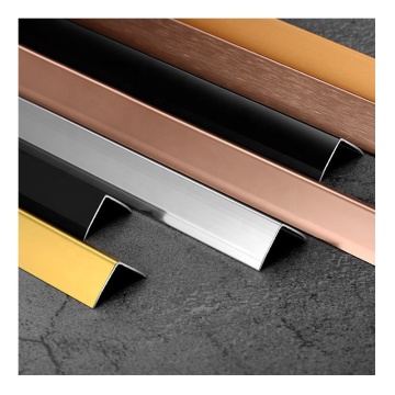 L-Shaped Aluminum Alloy Edging Strips for Tiles - 10x10mm