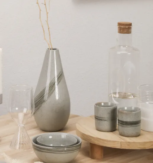 Ceramic Sand Farmhouse Vase