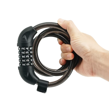 Cable de acero Bloqueo de bicicleta de bicicleta con números Contraseña