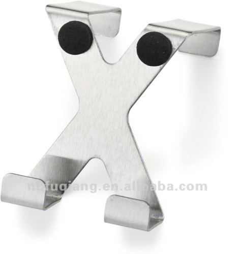 FQ-0022 "X" shape stainless steel hook, hanger, door hook, wall hook