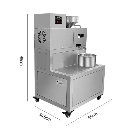 Automatic Stainless Steel Family Type Cold Pressing Mini Coconut Oil Press Machine with Temperature Control