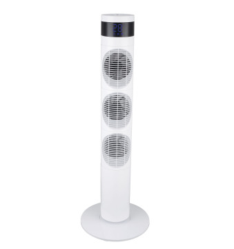 Ventola di torre senza lama oscillante con display a LED e telecomando