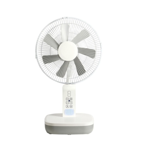 Portable Solar-Powered Table Fan for Outdoor Comfort