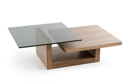 Living room tables walnut veneer wood table