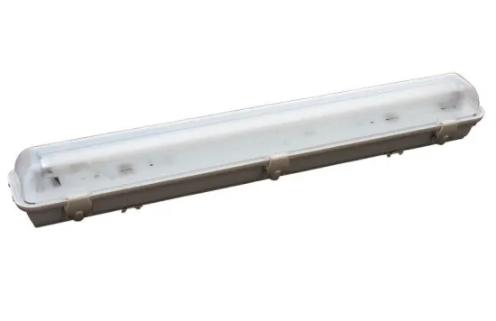 662mm T8 / T5 Tri-proof Fluorescen Light 2x14w Hotel Lighting Fixtures