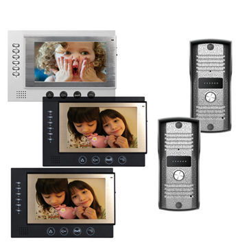 7-inch Access control system, supports unlocking/monitoring, recording function, 700TVL