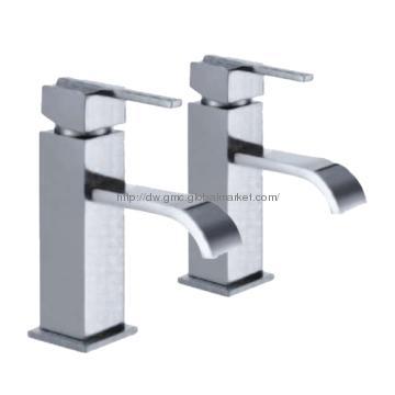 sanitary bathroom brass square tap  artistic brass faucet