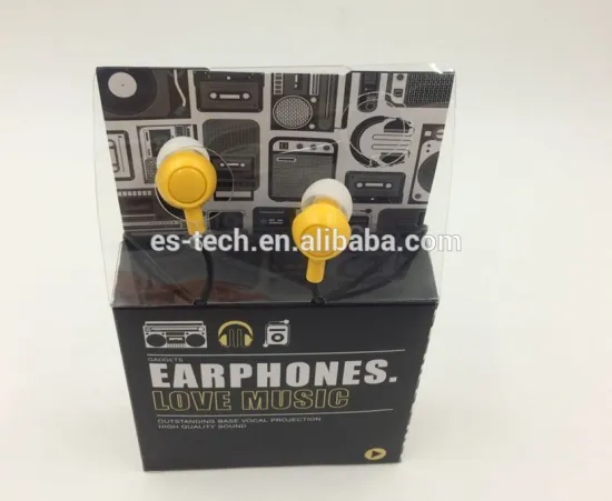 Plastic funny earbuds for Gift, cheap earphone, bulk earphone