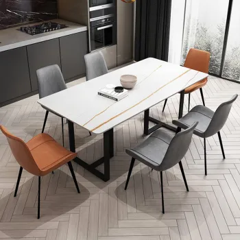 WESOME High-End Rectangular Luxury Dining Table Set for Hotels and Apartments