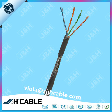 UFTP 4 pairs cat5e lan cable ethernet cable braiding foil double shielding