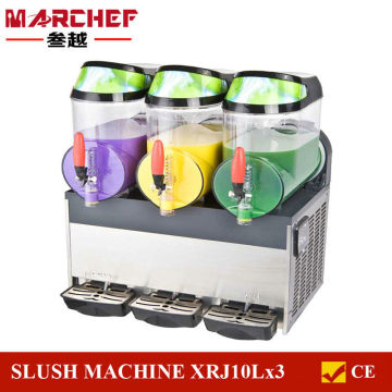 2015 उच्च गुणवत्ता ट्रिपल टैंक 10L वाणिज्यिक औद्योगिक स्लूशी मशीन XRJ10LX3
