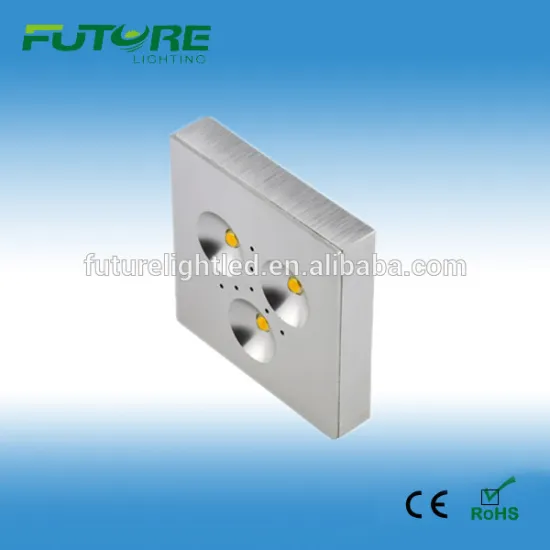 3W dimmable 12VDC input square led under cabinet light