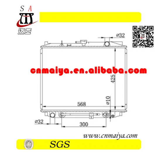 8943844330 autoparts for radiator,DPI:1446