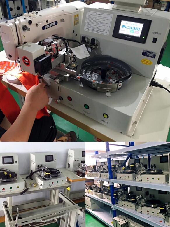 Automatic Feeding Button Attaching Machine 3