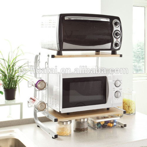 Kitchen accesories extendable stainless steel microwave oven rack MS01