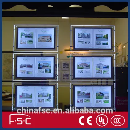 Crystal led frame ,crystal led box