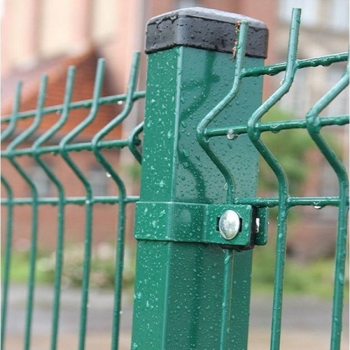 Metal Curved Panel 3D Garden Fence