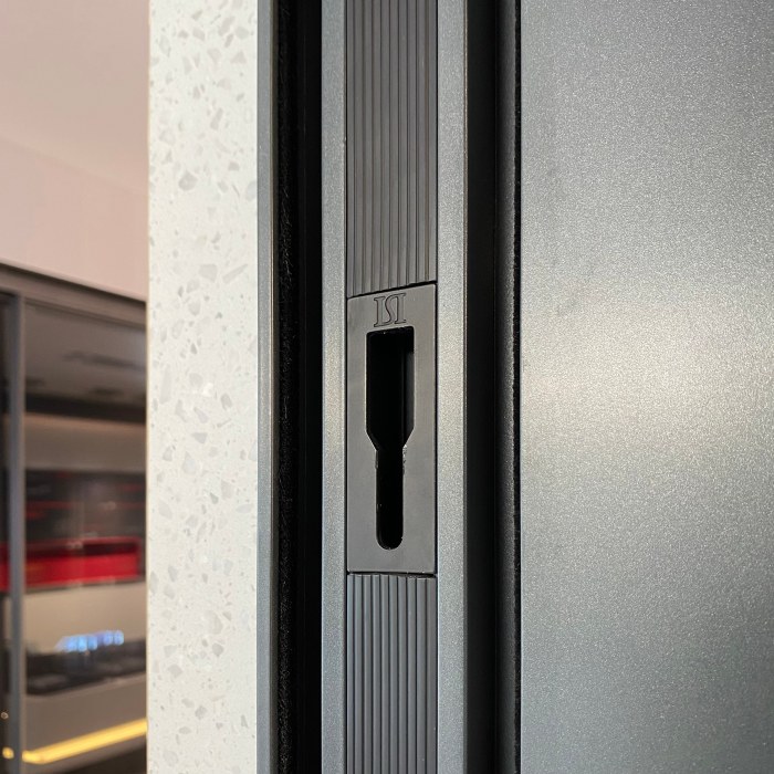 Sistema inteligente de porta deslizante de alumínio com ruptura térmica