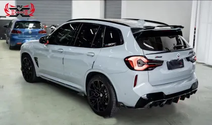 Wholesale Carbon Fiber Rear Spoiler Wing for BMW X3M F97 LCI Root Spoiler Wing Body Kit